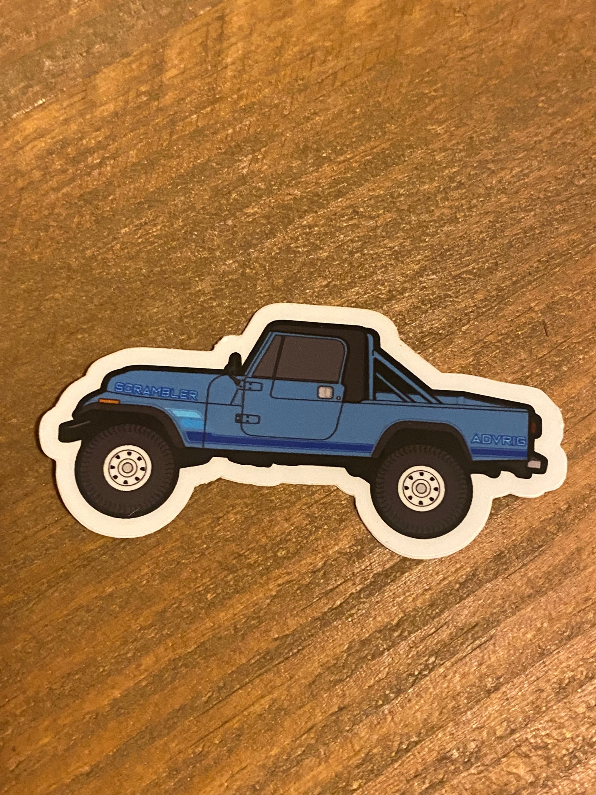 Scrambler Sticker