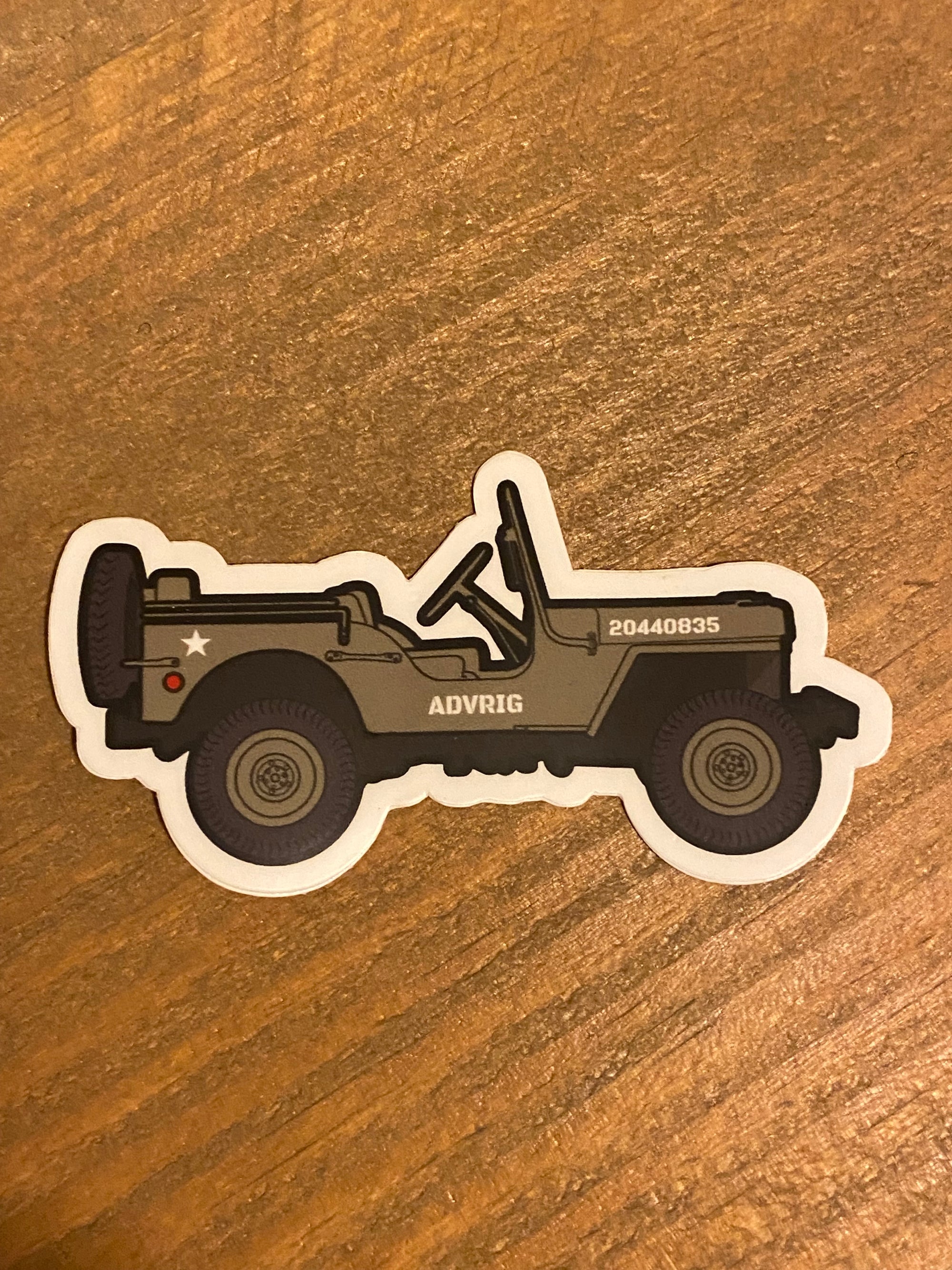 Jeep Willys Sticker